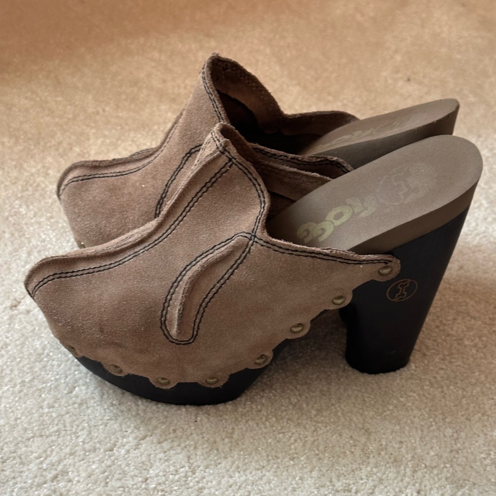 VINTAGE FLOGG - MULES - Sz 8 See Description